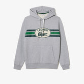 Lacoste Loose Fit Monogram Print Hoodie